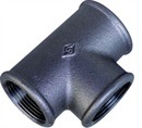 Sort T - Stykke. 1/4" BSP.  M/M/M 